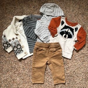 {Oshkosh} Raccoon Top Set